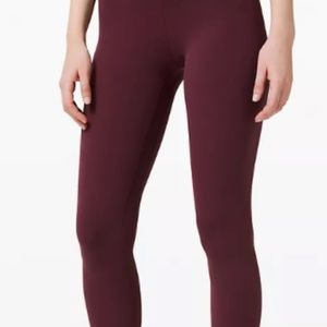 Lulu align leggings 28” | Size 6 | Maroon